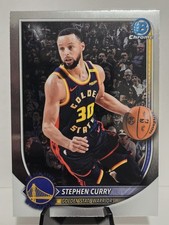 Topps 2025 Bowman Chrome Stephen Curry BCV-115 Golden State Warriors NBA Card