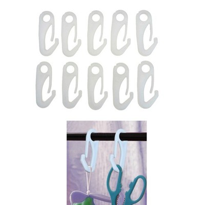 10x Flaggenclip für Karabinerhaken, Materiallänge