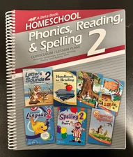 ABEKA Homeschool Phonics, Reading, & Spelling 2 Curriculum/Lesson Plans