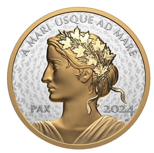 2024 Canada $1 Peace Dollar Coin .999 Fine Silver