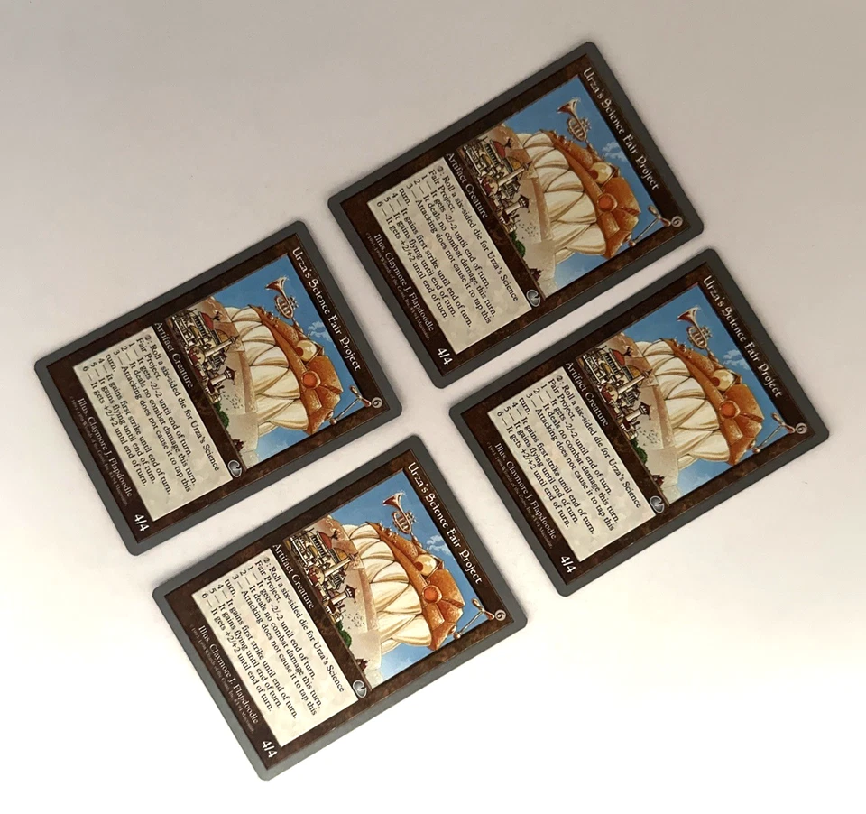 MTG X4 **Urza's Science Fair Project X4 Unglued Playset  NM Unplayed SellbyCyn - Image 3 of 4