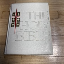 Santa Biblia: Nueva Biblia Americana Edición Vida Católica De Colección 1971 Hoja de Oro