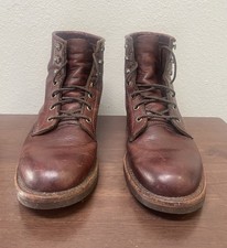 Chippewa Men's Leather Work Boots Vibram Soles Size 8D Made In USA