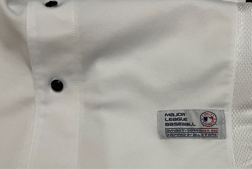 HOUSTON ASTROS Herren weiß Button Away genäht Baseball Trikot M Dynasty MLB - Bild 7 von 11
