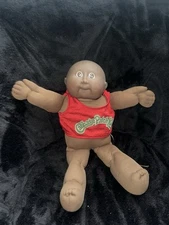 Vintage 1980s Coleco Cabbage Patch Kid Doll Face Mold 19 Original Outfit