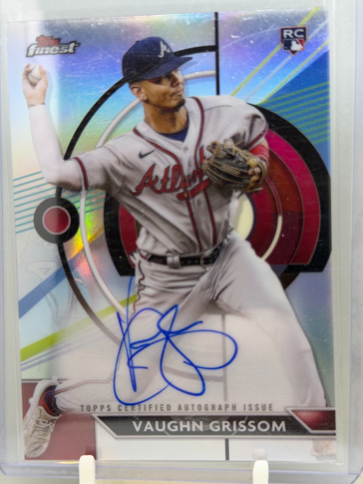 2023 Topps Finest - Finest Autographs Vaughn Grissom #FA-VG (AU, RC)