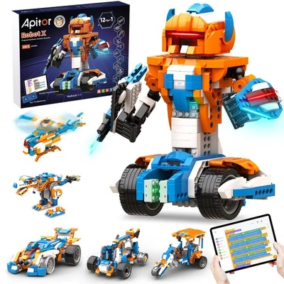 Robot X, RoboterSet, STEMSpielzeug für Kinder, 12in1, Appgesteuertes DIYBildu... - Bild 1 von 4