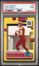 2022 PANINI DONRUSS PRESS PROOF PREMIUM #305 SAM HOWELL PSA 9