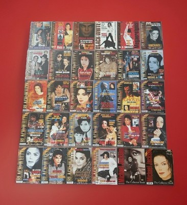 Michael Jackson Black & White Magazine Hefte Deutsch Poster Collector Book 1 + 2