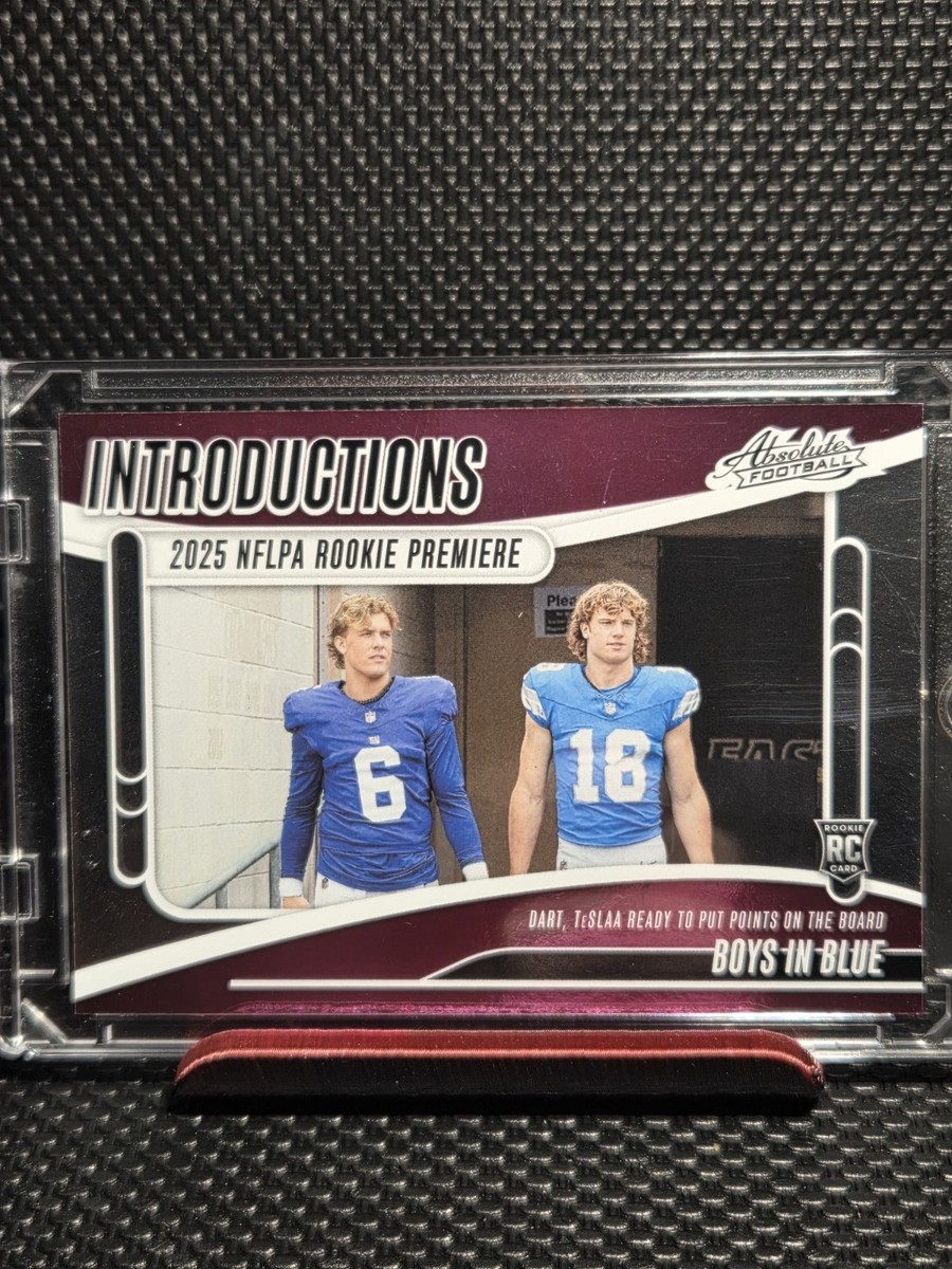 趣味・スポーツ・実用 AstroOracle Fusion Card 2025 Panini Absolute- Jaxson Dart/ TeSlaa Boys in Blue #I-JDT