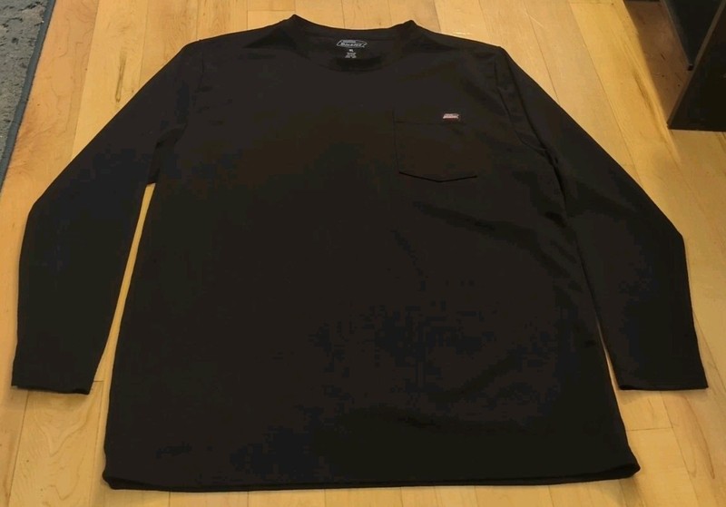 Genuine Dickies Mens Black Long Sleeve Shirt Size XL