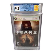 FEAR 2 Project Origin 9.8 A+ w/ 9.6 Slipcover CGC Graded Not WATA VGA XBOX 360