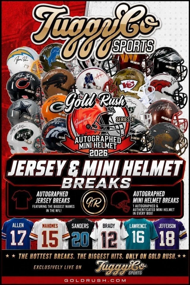 GOLD RUSH MINIS & JERSEYS WITH DONK