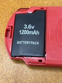 PSP-3000 God of War Black/Red PlayStation Portable console Parts/Repair READ