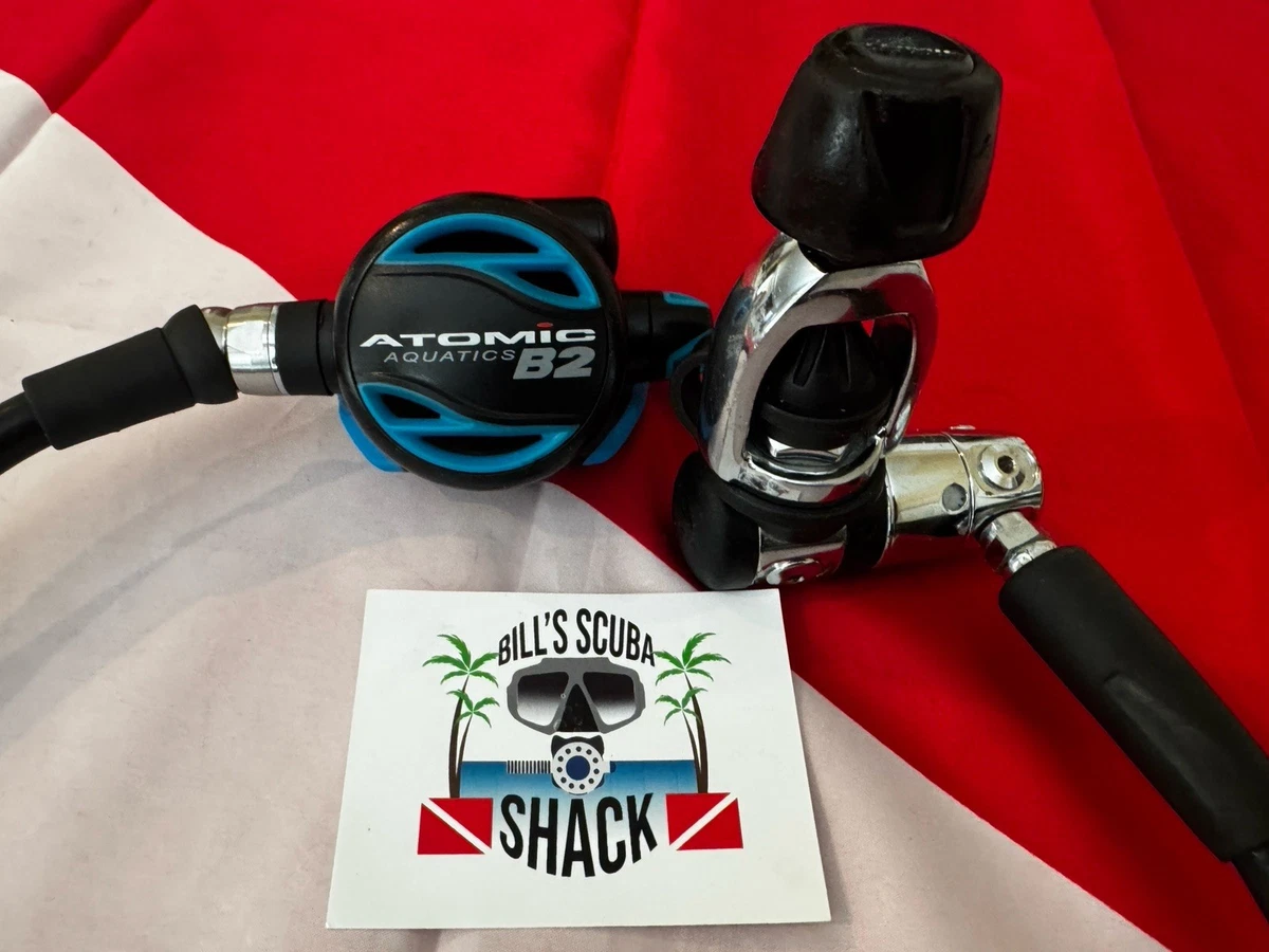 ATOMIC AQUATICS B2 COOL BLUE EDITION REGULATOR GREAT SOLID REGULATOR!