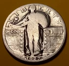 New Listing1927 STANDING LIBERTY SILVER 25¢ BELOW SPOT .. FREE SHPG