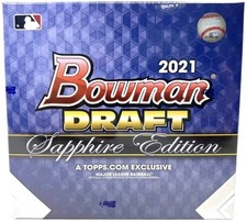2021 Bowman Draft Sapphire Edition Baseball Hobby Box Topps Factor Sealed NEW
