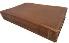 Thompson Chain Reference Study Bible VTG 1964 Brown Leather Indexed READ