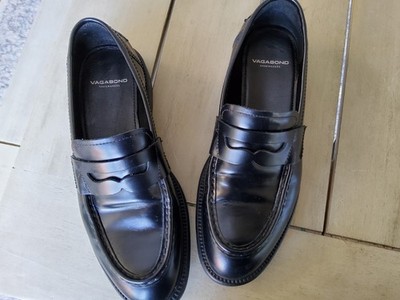 Vagabond Shoemakers Alex W Polished Leather Classic Penny Loafer Black EU37/US 7