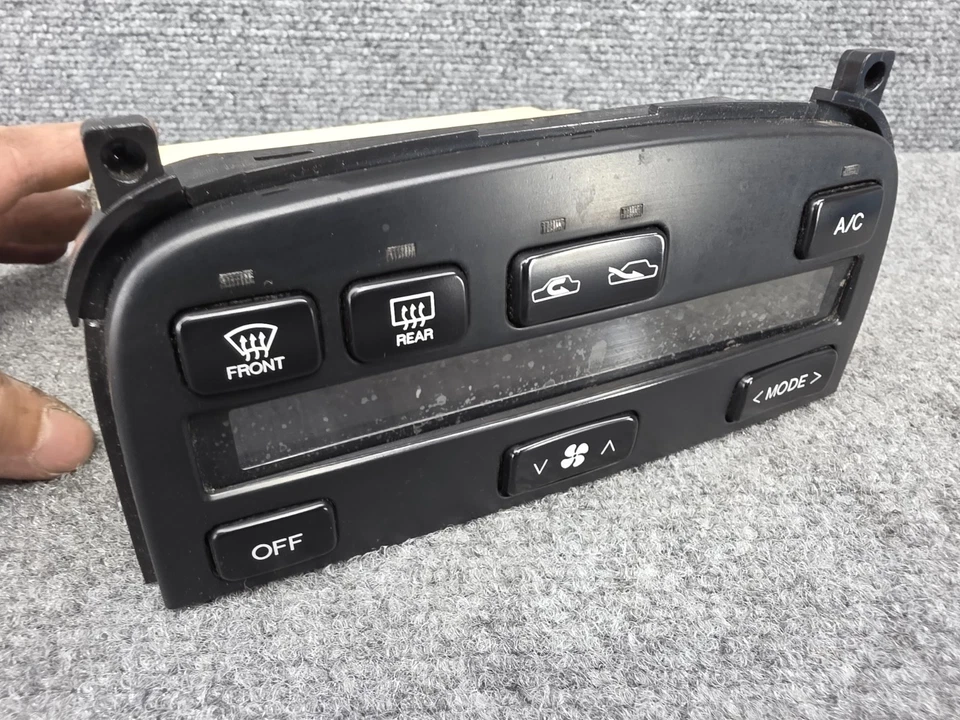 LEXUS 1995-1996 SC300 SC400 OEM CONJUNTO DE INTERRUPTOR DE CONTROL DE TEMPERATURA DE AIRE ACONDICIONADO FRONTAL Foto 4 de 4