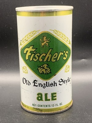 Vintage Beer Can Fischer's Old English Style Ale Florida Empty Steel Can