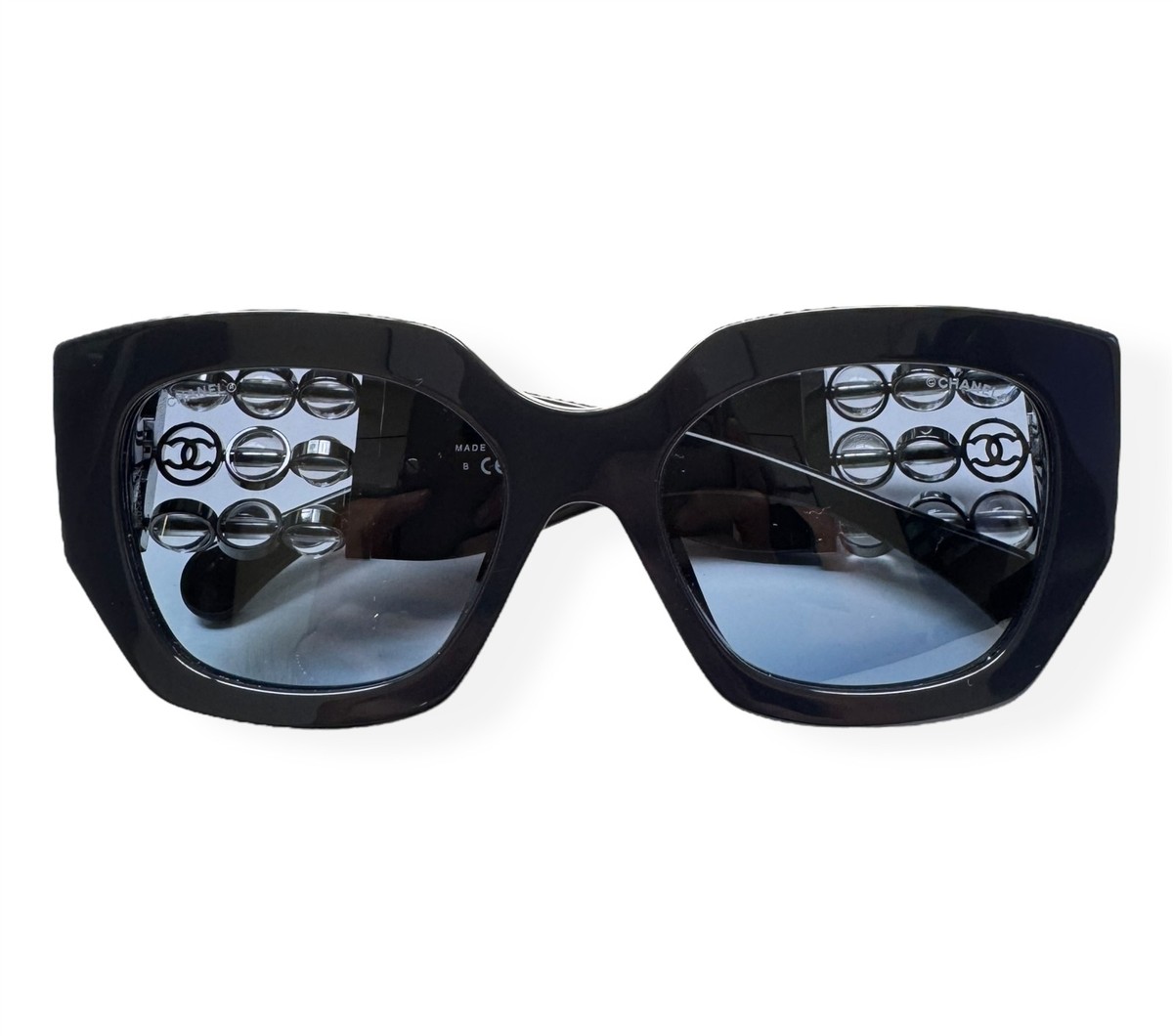 Chanel Sunglasses ch5545A 1462/S2 Glossy Dark Navy Blue Rotating