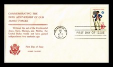 DR JIM STAMPS US COVER CONTINENTAL ARMY MILITARY UNIFORMS FDC HOGG CACHET