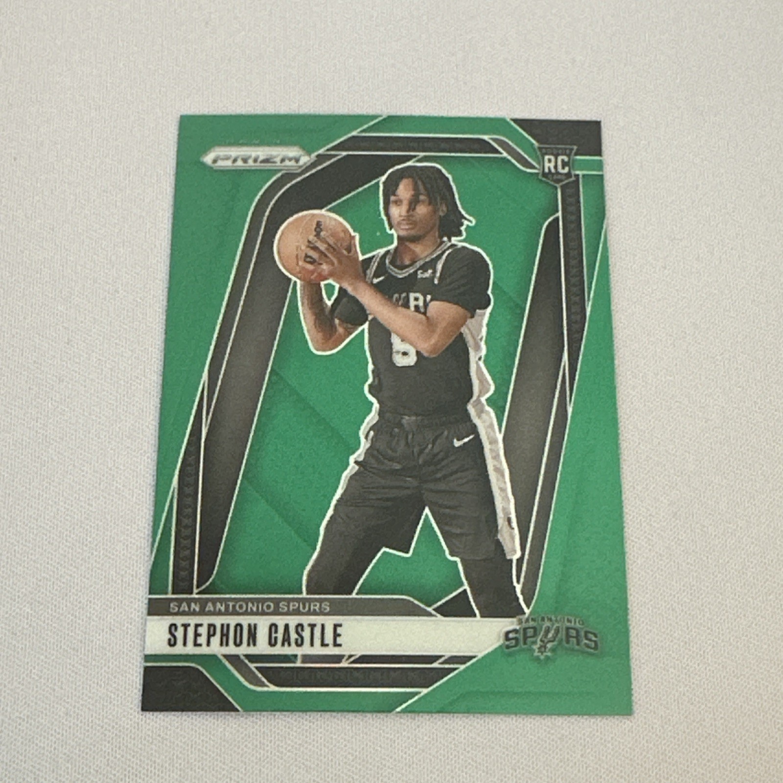 2024-25 Panini Prizm - Stephon Castle #234 Green Wave Prizm (RC)