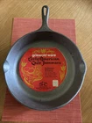 GRISWOLD 11 3/4 CAST IRON SKILLET #10 ORIGINAL MANUFACTURER’S LABEL UNUSED