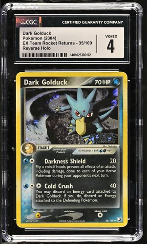 Dark Golduck graded CGC 4 for sale on eBay