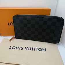 Louis Vuitton LV Damier Organizzatore Grafico da Viaggio Zip con Portafoglio Scatola Dustbag Autore 