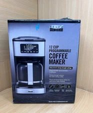 bella PRO - 12-Cup Programmable Coffee Maker - Stainless Steel