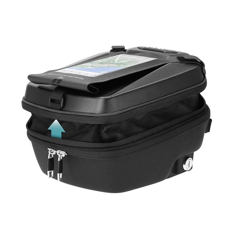 Sacoche de réservoir moto Shad E09CL pro extensible fixation rapide - 3