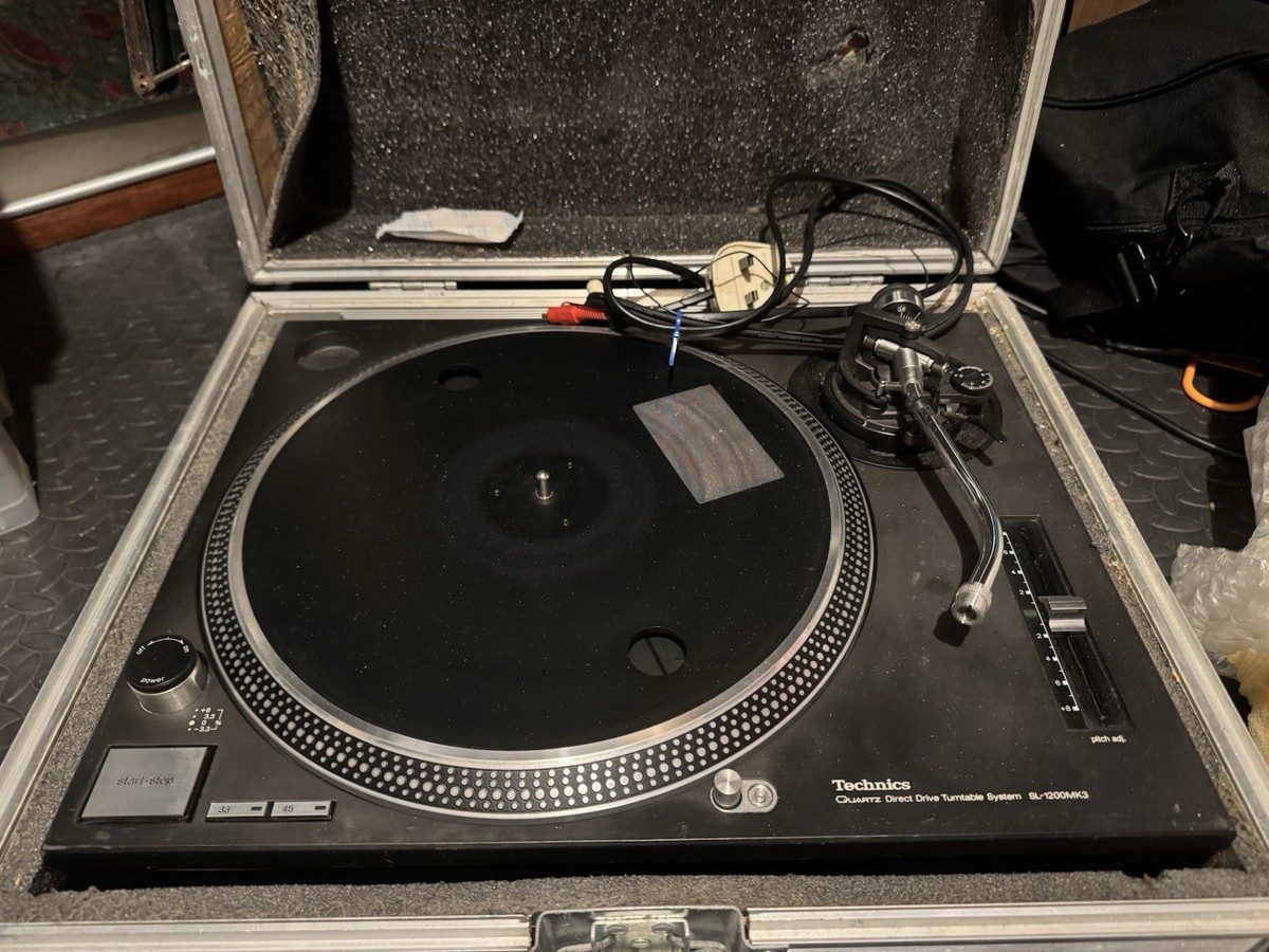 Technics Sl-1200 Mk 3 Rare Japanese Version power Converted To Uk