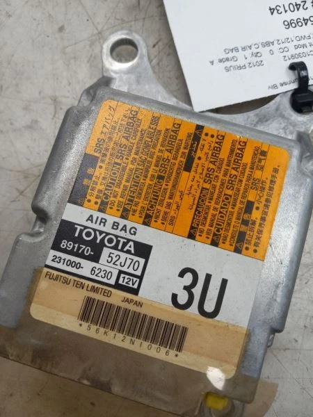 12-13 TOYOTA PRIUS C 1.5L TRACCIÓN DELANTERA EN AIRBAG MÓDULO DE CONTROL ELECTRÓNICO ECM  Foto 4 de 4