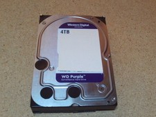 Western Digital WD Purple 4TB SATA 3.5" Hard Drive, 100% HEALTH, NO BAD SECTORS!