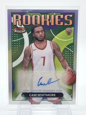 2023-24 Topps Finest - Rookie Finest Autographs Cam Whitmore #RFA-CW (AU, RC)