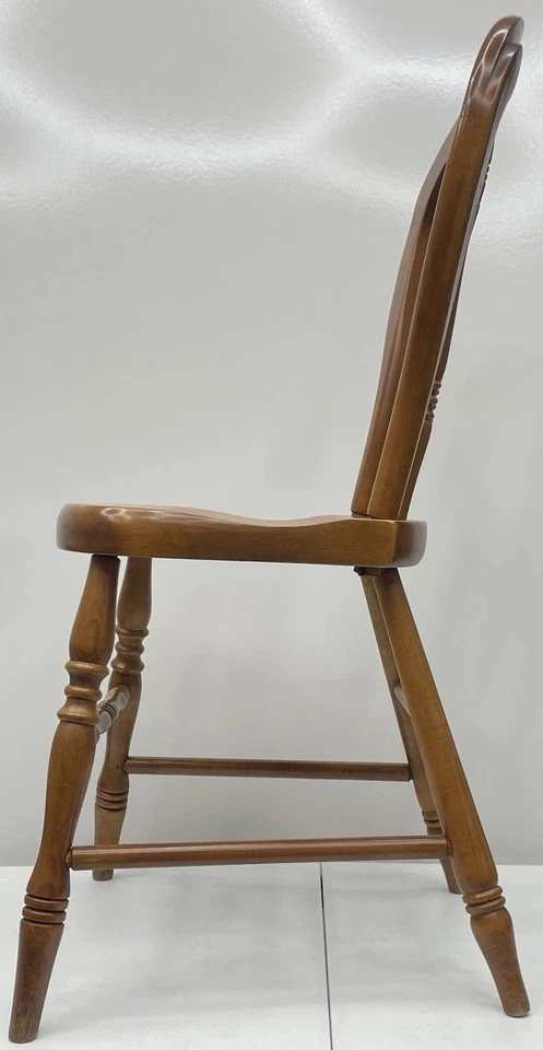 Silla de colección Maple Tell City Co. #48 Andover#2202 madera maciza EE. UU. Foto 3 de 4