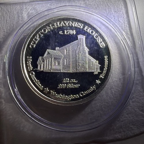 1/2 oz silver round Uncirculated And Sealed - Thornton Haynes House 1793 - 406