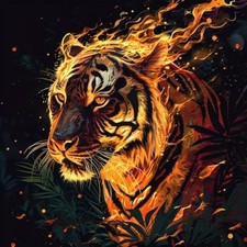 Diamond Painting Kits for Adults 5D DIY Diamond Art Kits for Beginners Tiger