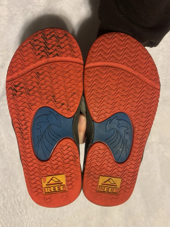 Chanclas grises naranja arrecife talla 3 juveniles Foto 2 de 2