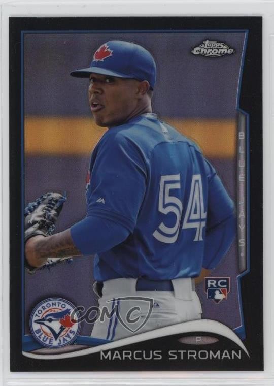 2014 Topps Chrome Black Refractor 14/100 Marcus Stroman #76 7c5