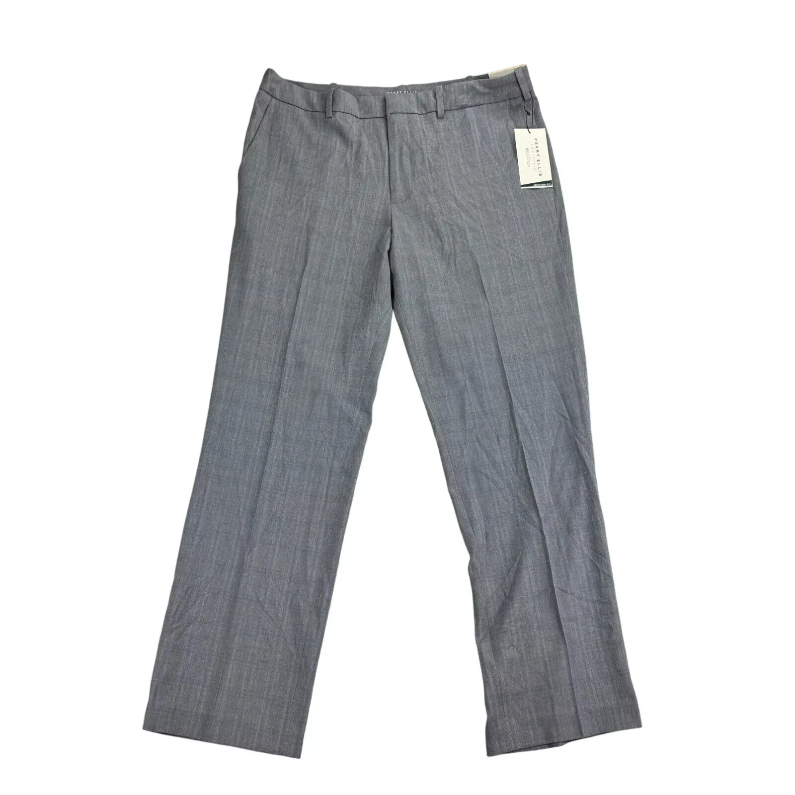 Perry Ellis Men's Modern-Fit Stretch Resolution Dress Pants SIZE 38X29