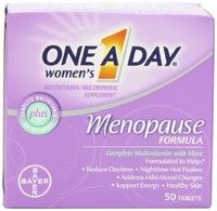 One-a-day Women`s Menopause Formula Multivitamin, 50-tablet Bottle , New, Free S on sale One-a-day Women`s Menopause Formula Multivitamin, 50-tablet Bottle , New, Free S on sale