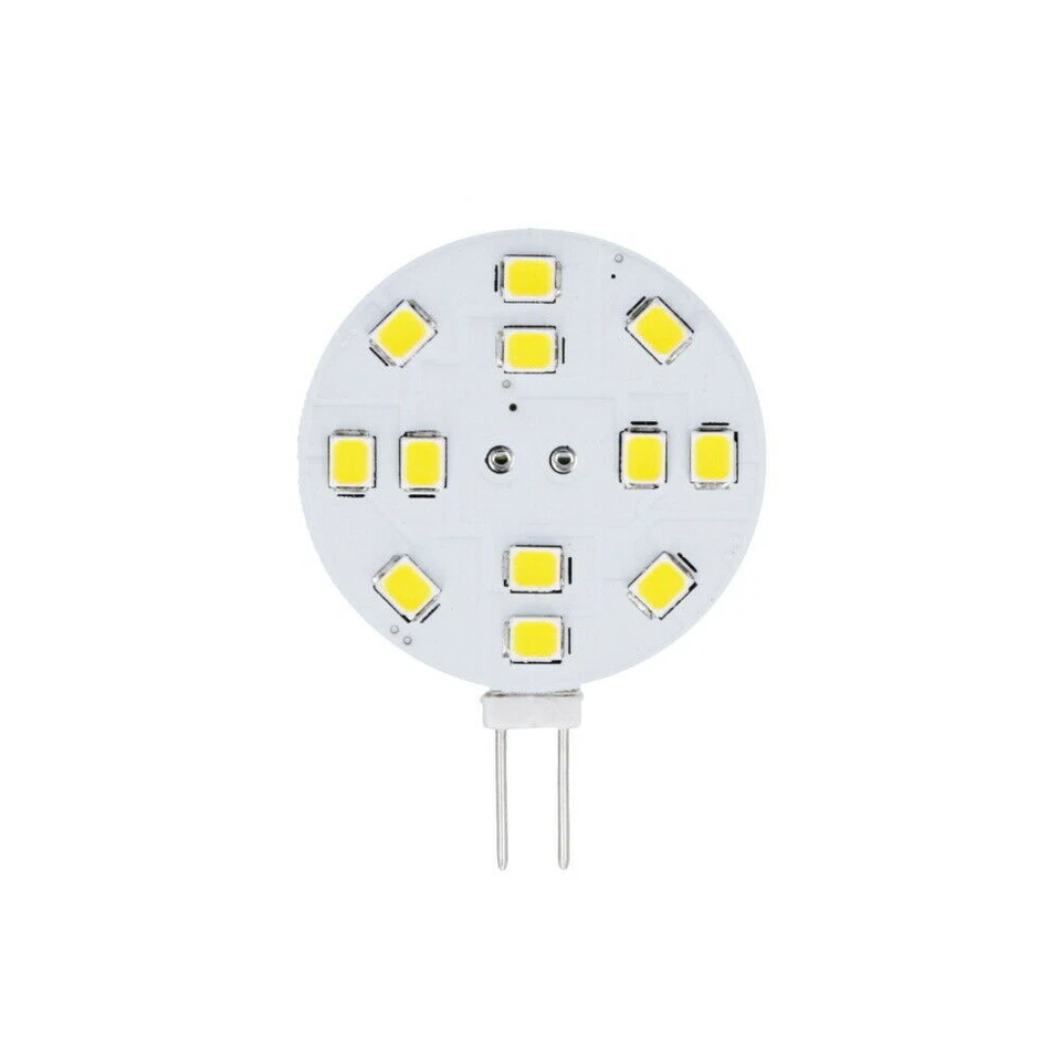 LED Bombilla Foco Halógeno Focos, 30mm G4 2835SMD Blanco Cálido 12V 2W~25W - Imagen 2 de 2