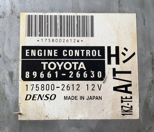Toyota 89661-26630 1KZ-TE A/T Ecu Ecm oem jdm used 8966126630 used - Picture 2 of 8