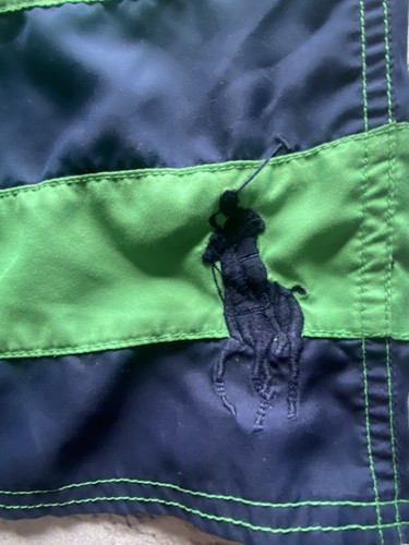 Polo Ralph Lauren Board Short Boys Size XL 18-20 Big Pony Swim Trunk Blue Green - Picture 3 of 7
