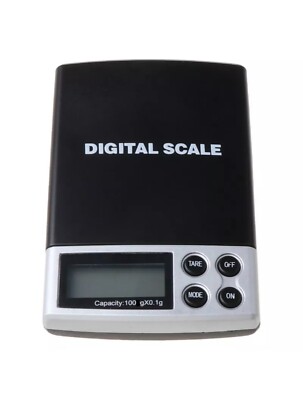 100g /0.1g Waage Digital LCD Pocket Jewelry Gold Gram Balance Weight Mini Scale