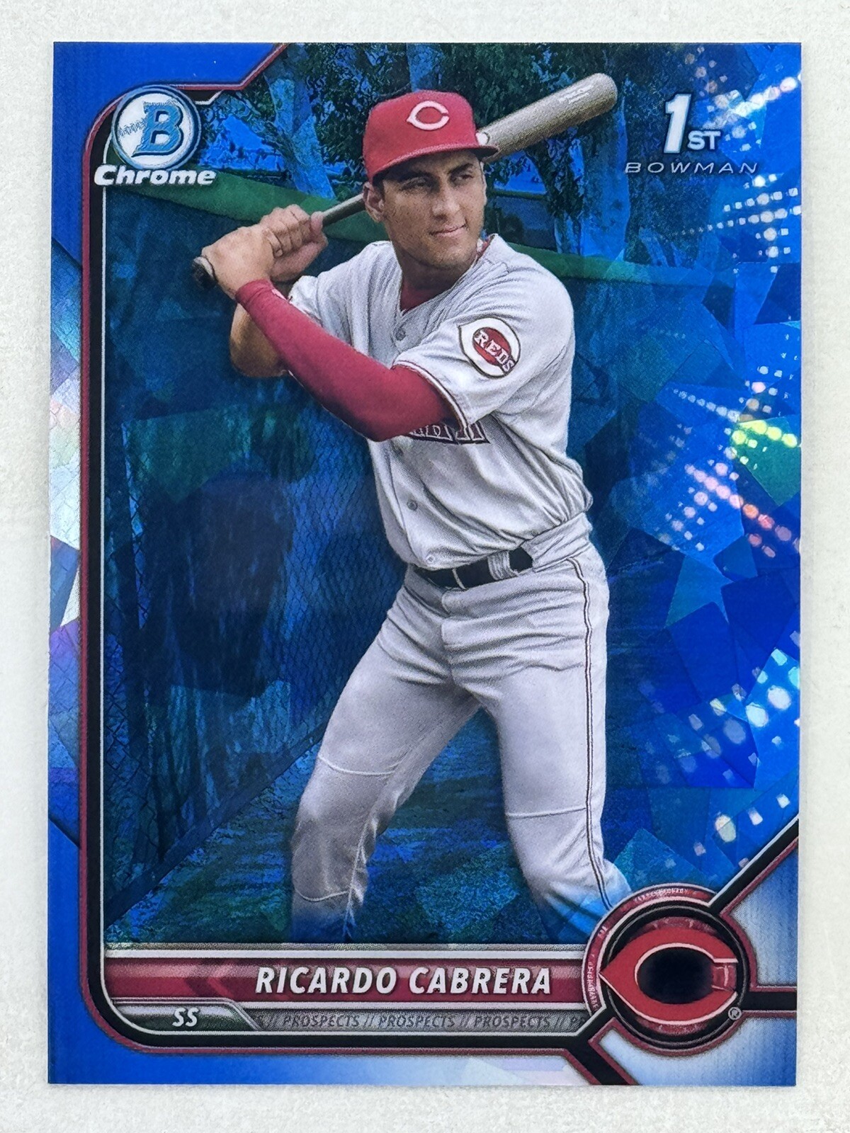 Ricardo Cabrera 2022 Bowman Chrome Sapphire Edition Prospect 1st #BCP-158 MLB