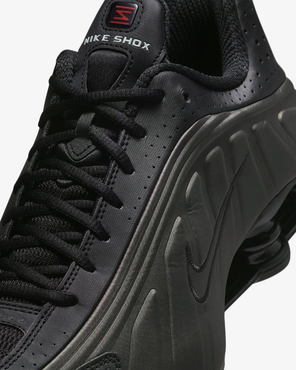 Size 6 - Nike Shox R4 2025 Triple Black for sale online | eBay